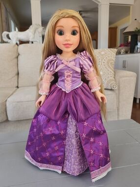 Jakks Pacific 18" Disney Princess Tangled Rapunzel Jewel Doll Toddler Rare